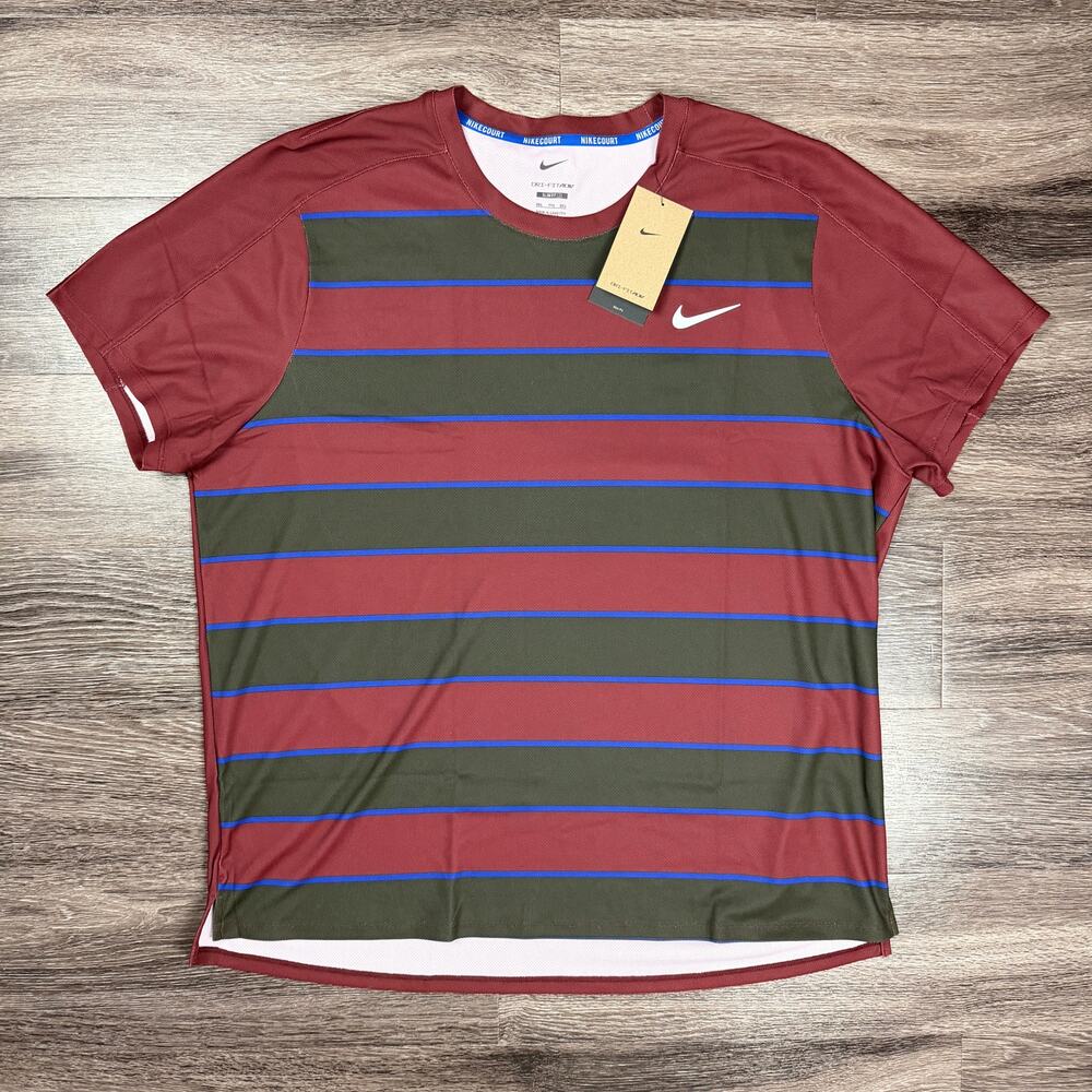 Nike Tennis Court Advantage Slam XXL Alcaraz $90 FZ6934-619 Dri-Fit ADV $90 2XL